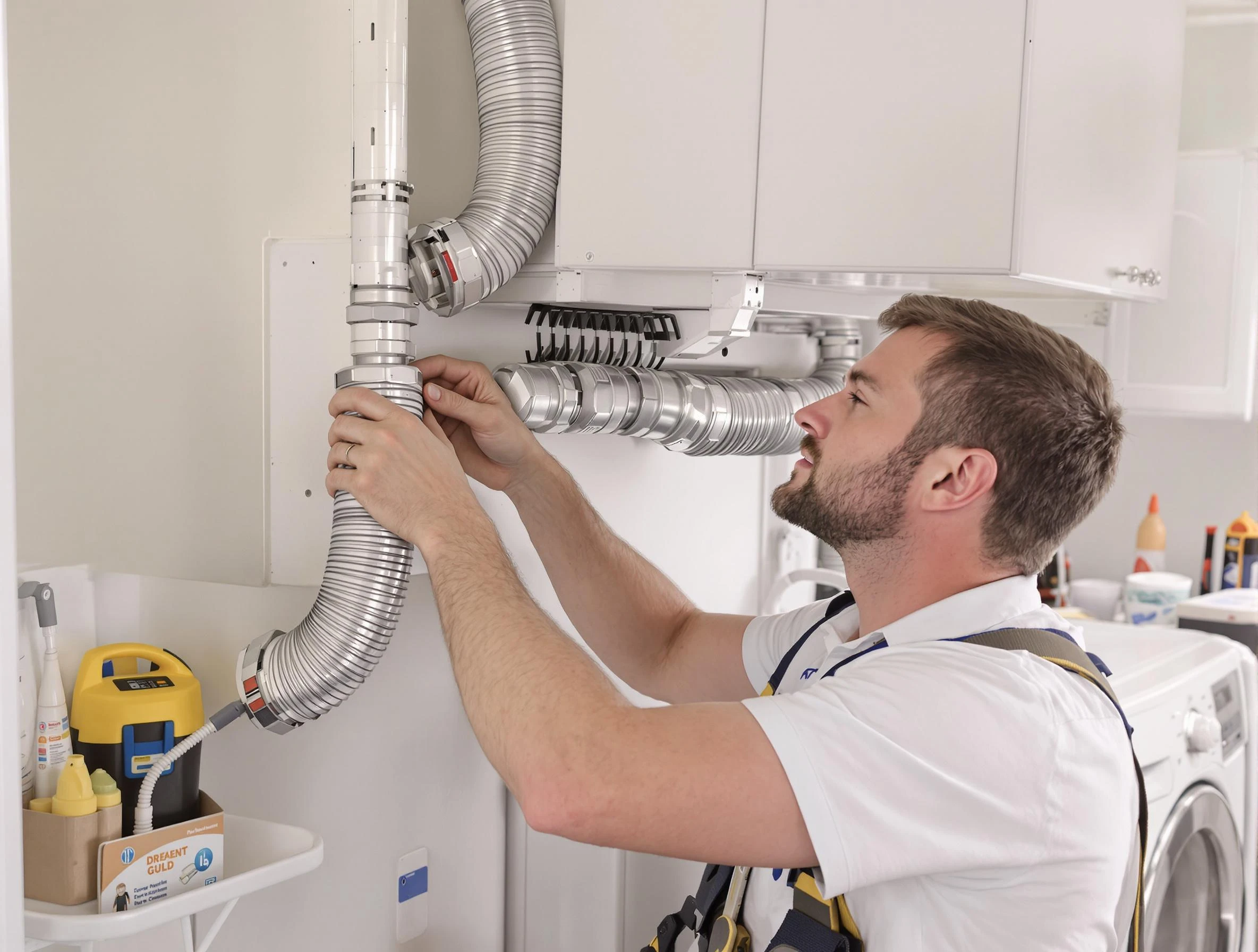 Professional dryer vent repair and installation by Tempe Dryer Vent Cleaning in Tempe