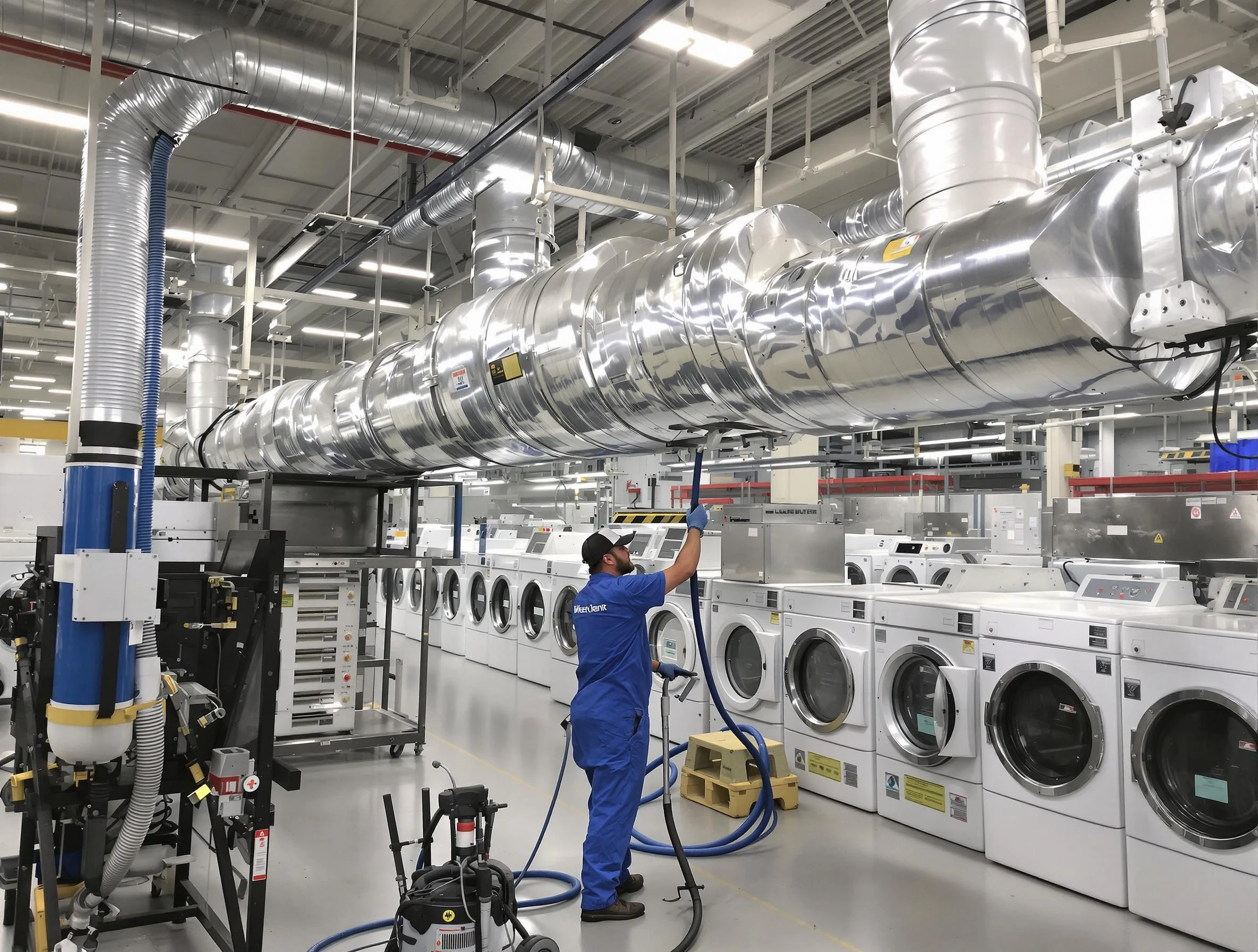 Tempe Dryer Vent Cleaning team performing heavy-duty industrial dryer vent cleaning in Tempe