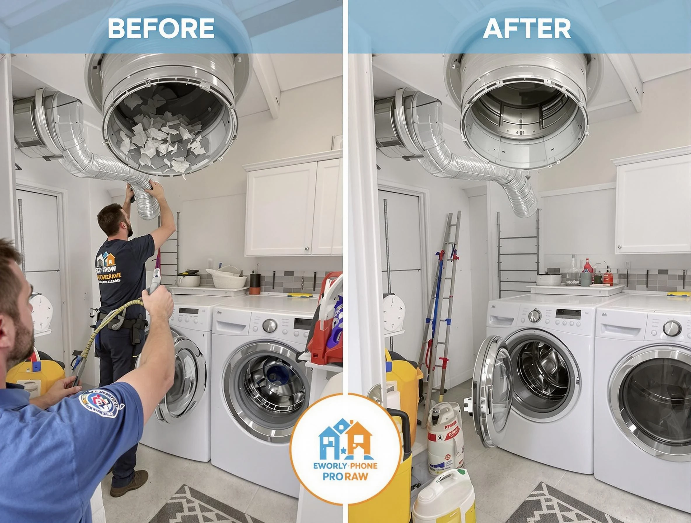 Residential dryer vent cleaning by Tempe Dryer Vent Cleaning in Tempe
